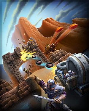 Battleground Attack Pack: Twin Crossbow and Gatling Gun