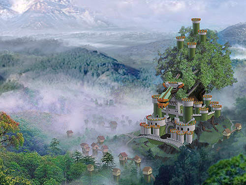 Ape Castle Painting
