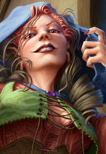 Detail: Bad dye job