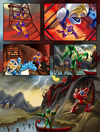 LEGO Knights UK Comic