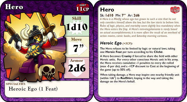 Hero card