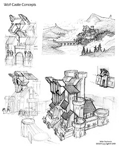 Wolf Castle Sketches