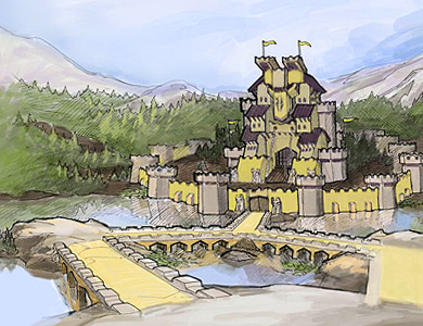 Wolf Castle Sketch