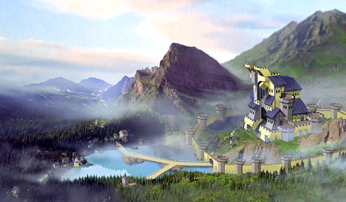 Wolf Castle Painting