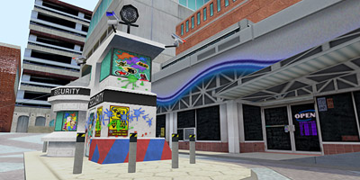 Shopping district