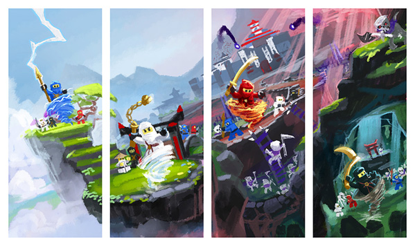 Ninjago Monastery World Comps