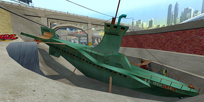 Spillway sub wreck