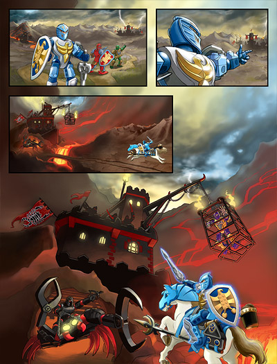LEGO Knights UK Comic