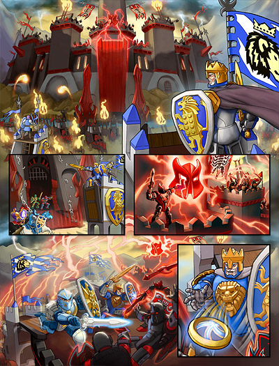 LEGO Knights UK Comic