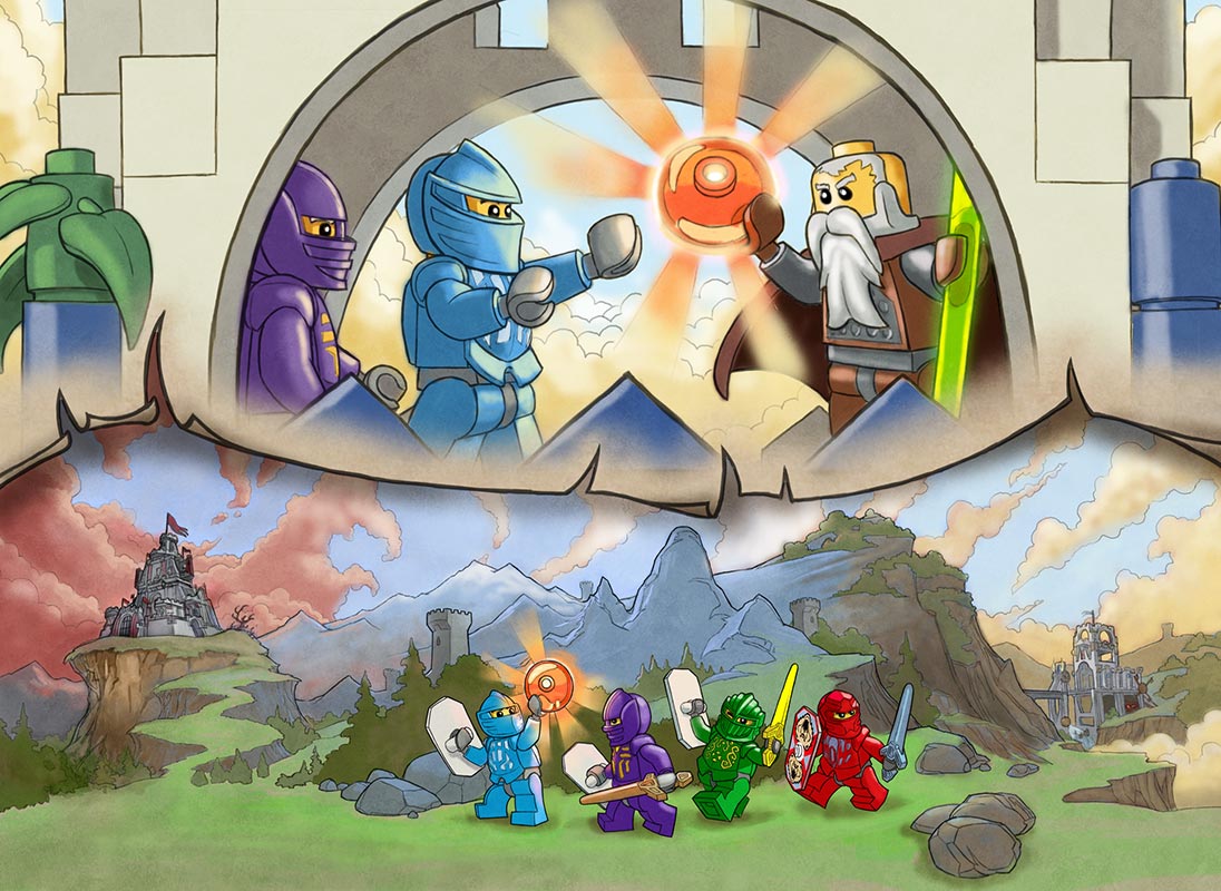 Mike Rayhawk Illustration and Design: LEGO Knights' Kingdom
