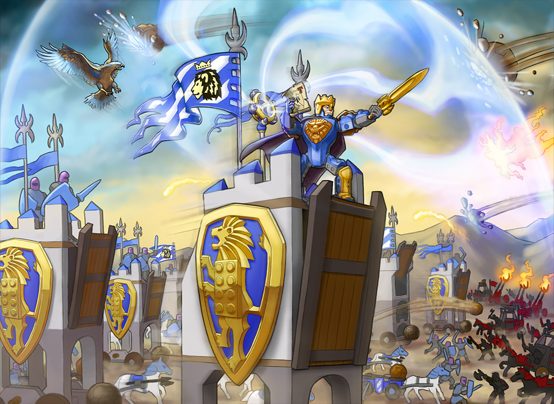 Mike Rayhawk Illustration and Design: LEGO Knights' Kingdom