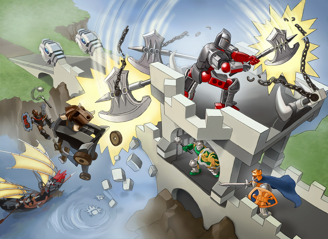 Mike Rayhawk Illustration and Design: LEGO Knights' Kingdom