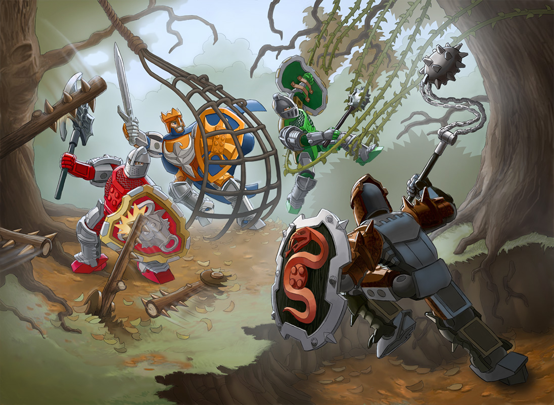 Mike Rayhawk Illustration and Design: LEGO Knights' Kingdom